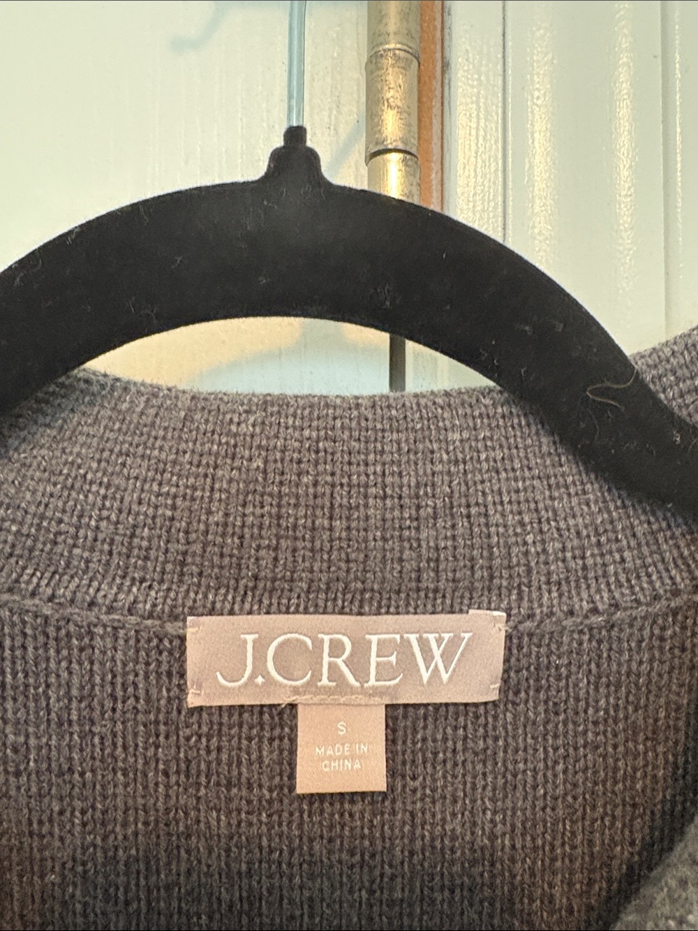 J.Crew Marielle Cropped Cardigan Sweater Gray Small - Picture 3 of 6